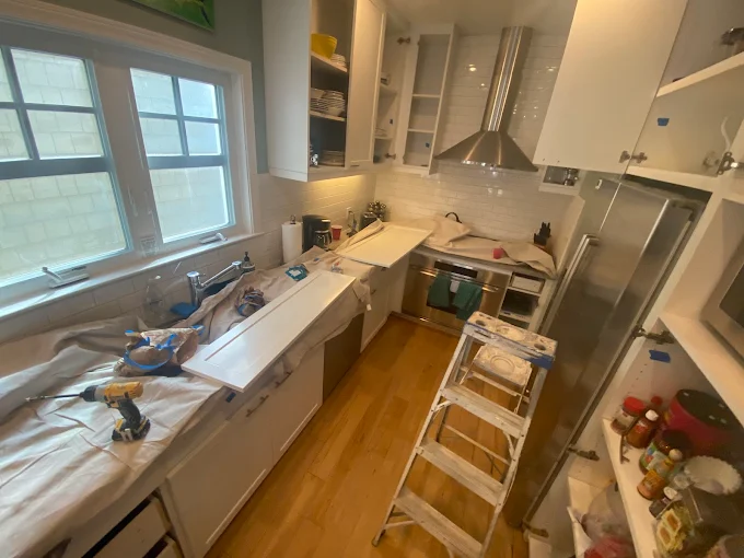 Small kitchen remodel in progress
